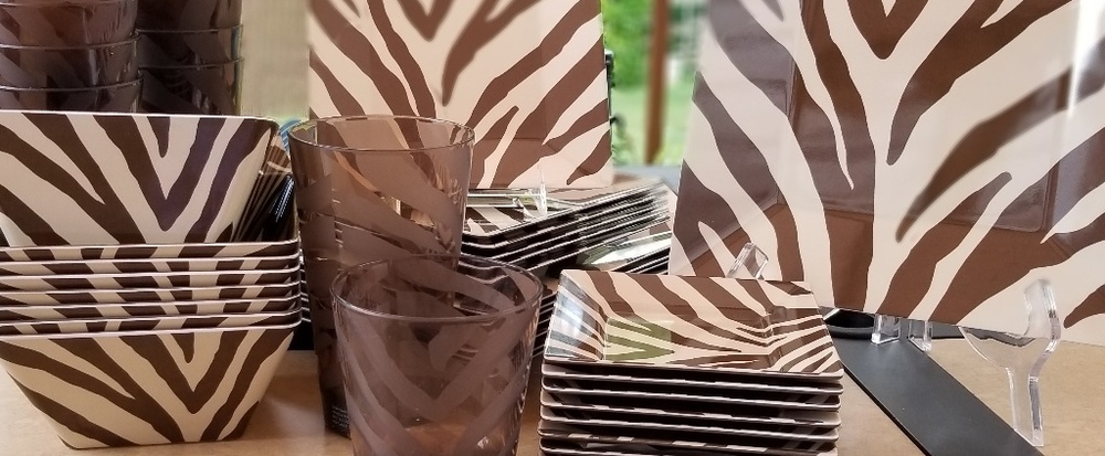 Outdoor dining dishes & drinkware set